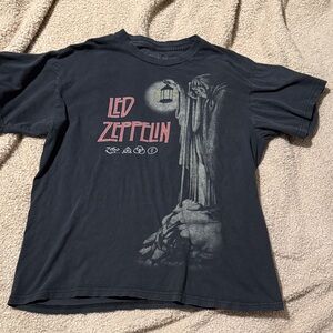 Led Zeppelin Black Short Sleeve Tee